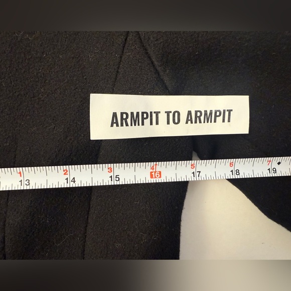 J. Crew Wool Cashmere Lined Mid-Length Black Coat Size 2 Petite Soft - Picture 9 of 10